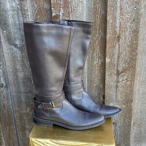 Eddie Bauer Brown Leather Boots